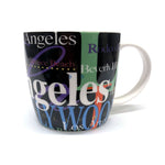 Black Los Angeles Coffee Mug