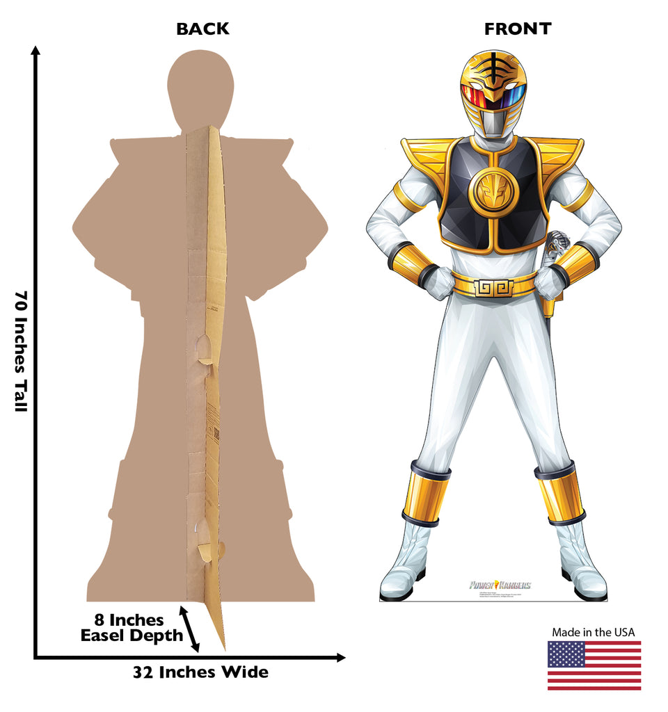 White Power Ranger Life-size Cardboard Cutout #5095 – ThisisHollywood
