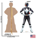 Black Power Ranger Life-size Cardboard Cutout #5098 Gallery Image
