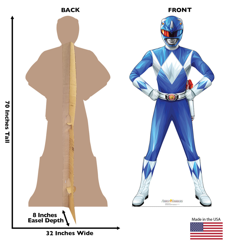 Blue Power Ranger Life-size Cardboard Cutout #5100 – ThisisHollywood