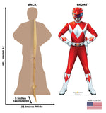 Red Power Ranger Life-size Cardboard Cutout #5101 Gallery Image