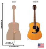 Acoustic Guitar Life-size Cardboard Cutout #5182 Gallery Image