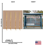 Bus Stop Shelter Backdrop Life-size Cardboard Cutout #5192 Gallery Image