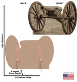 Civil War Cannon Life-size Cardboard Cutout #5196 Gallery Image