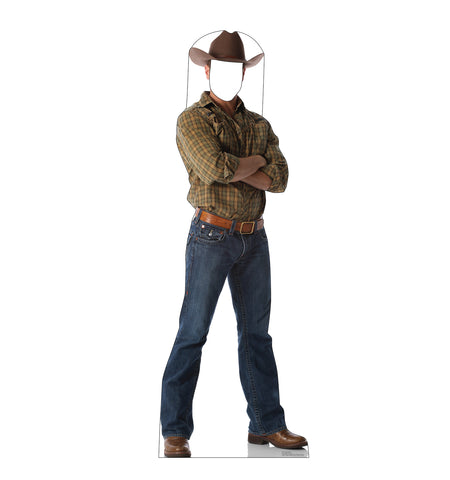 Cowboy Life-size Place your face Cardboard Cutout #5197