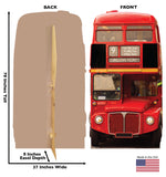 Old London Bus Life-size Cardboard Cutout #5234 Gallery Image