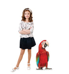 Red Parrot Life-size Cardboard Cutout #5243