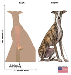 Greyhound Life-size Cardboard Cutout #5254