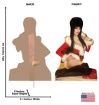 Elvira Christmas Sitting Life-size Cardboard Cutout #5287
