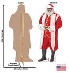 The Real Black Santa Life-size Cardboard Cutout #5351