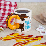 HAWT DAWG Wiener Sausage Hot Dog Mug