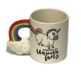 Unicorn Farts Coffee Mug, Ceramic Cup for Coffee and Tea with Handle, Powered by Unicorn Farts Gallery Image