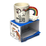 Unicorn Farts Coffee Mug, Ceramic Cup for Coffee and Tea with Handle, Powered by Unicorn Farts Gallery Image