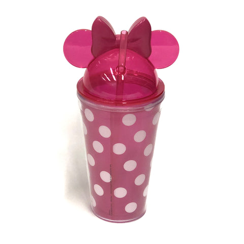 Disney Minnie Mouse Ear Polka Dot Water Bottle