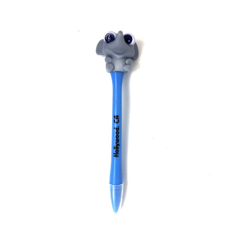 Elephant top on a Blue Pen