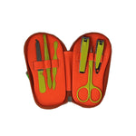 Neon Orange Flip Flop Manicure Sets