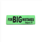 Eraser For BIG Mistake - Neon Green