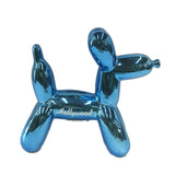 Metallic Balloon Dog Coin Bank Blue Gallery Image