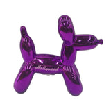 Metallic Balloon Dog Coin Bank Purple Gallery Image