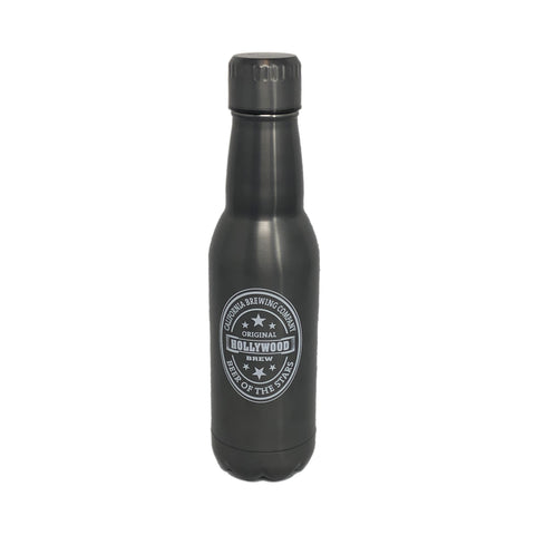 17oz Insulated Water Bottle –  Black Matte Finish