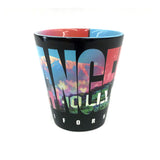 Los Angeles Colorful Latte Mug Gallery Image