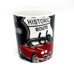 Black white and Red Route 66 Coffee Mug