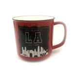 City of LA Est, 1850 Los Angeles Red Mug Coffee Mug Gallery Image