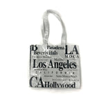 Los Angeles glossy White Shoulder Bag PVC-Vinyl  Bag