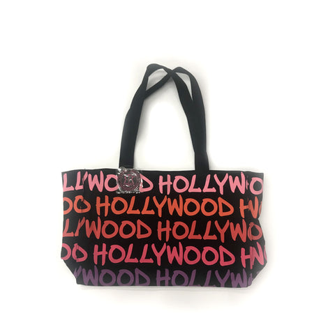 Hollywood colors Pink Orange Red & Purple Writing Tote Bag