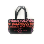 Hollywood colors Pink Orange Red & Purple Writing Tote Bag