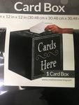 Black Chalkboard Card Box