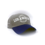 Gray and Navy Los Angeles cap