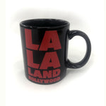 LALA LAND Hollywood black coffee mug