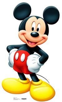 Lifesize Cardboard Cutout of Mickey Mouse and Minnie Mouse buy