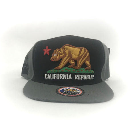 Gray California Republic Cap