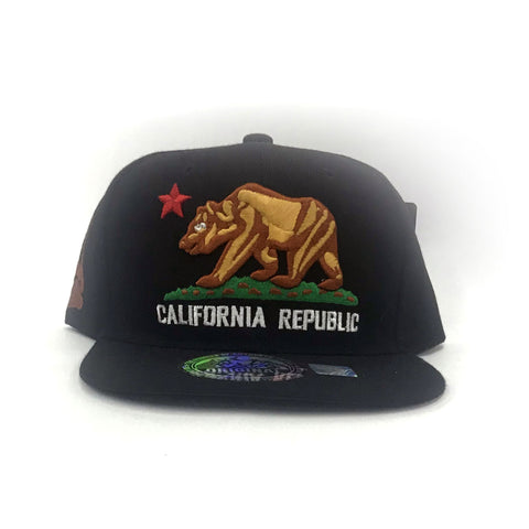 Black California Republic Cap