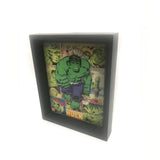 Hulk Comic Panels 8x10 3D Shadowbox Gallery Image