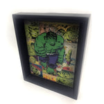 Hulk Comic Panels 8x10 3D Shadowbox