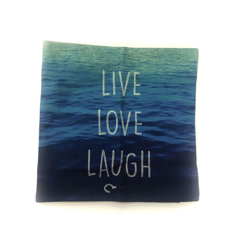 Live Love laugh cushion cover