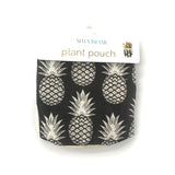 Plant Pouch Black and White Pineapples Gallery Image