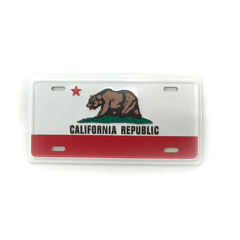California Bear License Plate Magnet