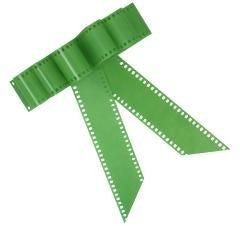 Green Film Strip Bow