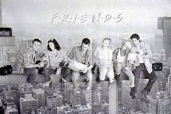 'Friends the TV Show’  Over Manhattan Poster