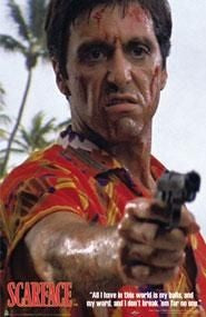 Al Pacino, Scarface Poster