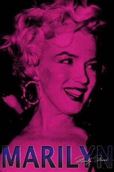 Marilyn Monroe Hot Pink Poster
