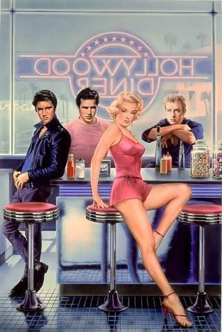 Hollywood Diner Poster
