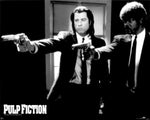 Pulp fiction-Duo guns poster