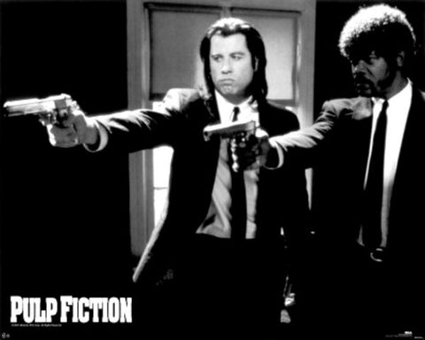 Pulp fiction-Duo guns poster