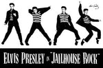 Elvis in Jailhouse Poster.