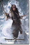 Jack Sparrow of Pirates of the Caribbean Poster